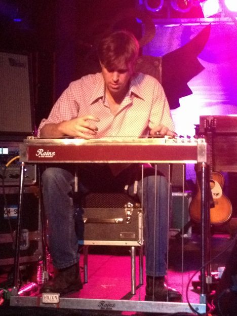 Neff on steel guitar